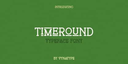 Timeround Font Poster 1
