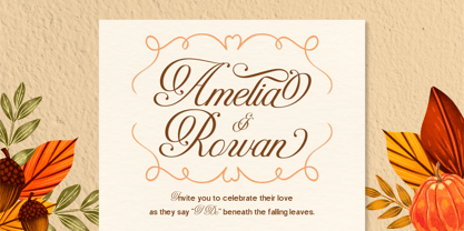 Emasline Goldenstone Font Poster 3