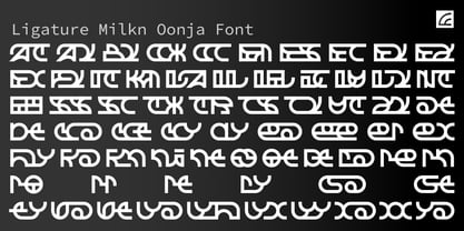 Milkn Oonja Font Poster 3