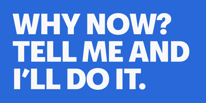 Encamp Font Poster 3