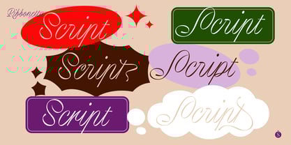 Ribbonetta Font Poster 2