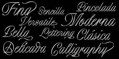 Ribbonetta Font Poster 10