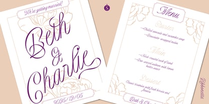 Ribbonetta Font Poster 8