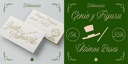 Ribbonetta Font Poster 6