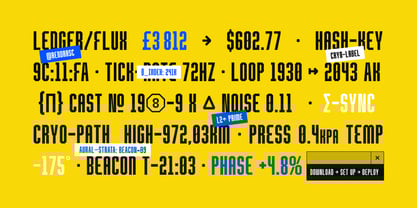 Bruteforce Font Poster 5