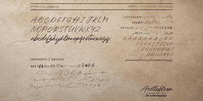 Aesthebloom Font Poster 10