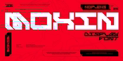 Moxin Font Poster 1