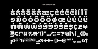 Respro Font Poster 12