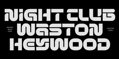 Respro Font Poster 9