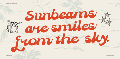 Palrome Font Poster 5