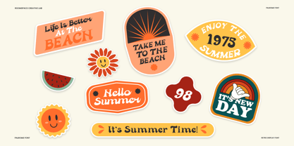 Palrome Font Poster 7