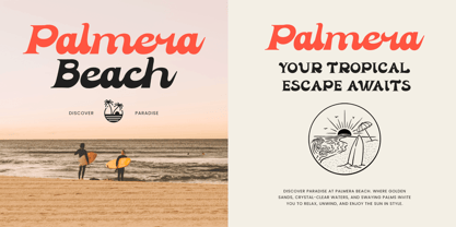 Palrome Font Poster 3