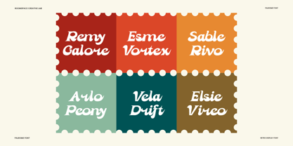 Palrome Font Poster 10