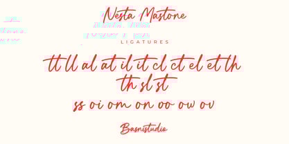Nesta Mastone Font Poster 13