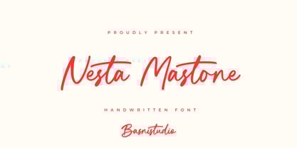 Nesta Mastone Font Poster 1