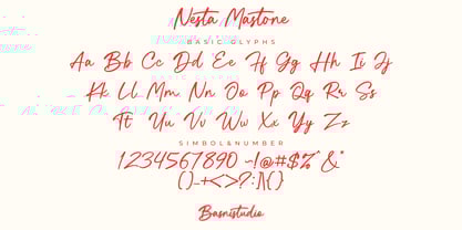 Nesta Mastone Font Poster 11