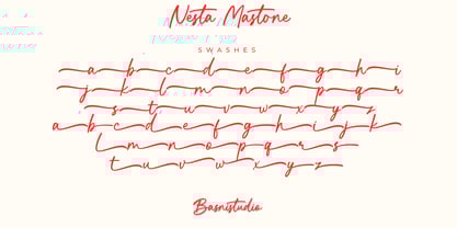 Nesta Mastone Font Poster 12