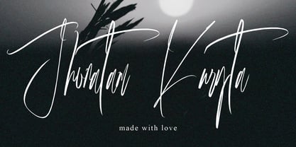 Jhonatam Kuryta Font Poster 1