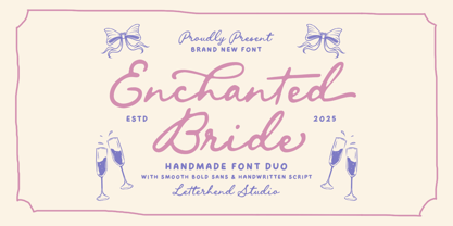 Enchanted Bride Font Poster 1