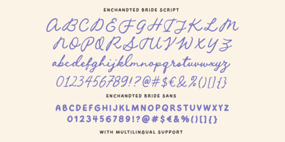 Enchanted Bride Font Poster 5