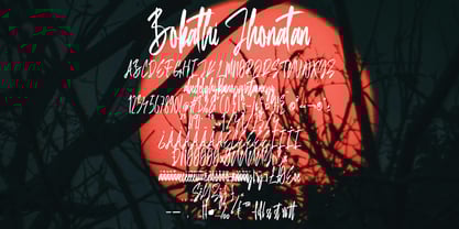 Bokathi Jhonathan Font Poster 3