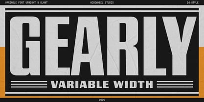 GW Gearly Font Poster 1