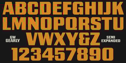 GW Gearly Font Poster 5