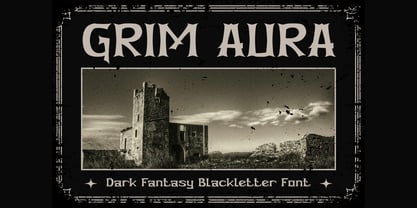 Grim Aura Font Poster 1