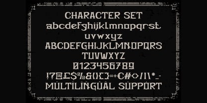 Grim Aura Font Poster 5