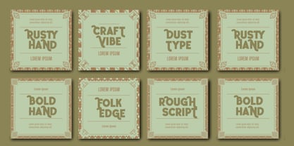 The Beatlion Font Poster 2