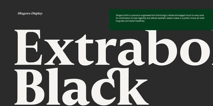 Slingora Font Poster 4