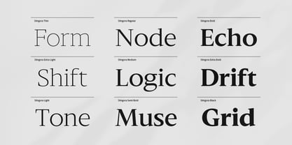 Slingora Font Poster 6