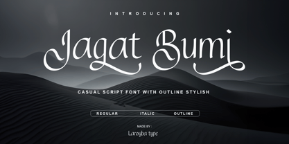 Jagat Bumi Font Poster 1