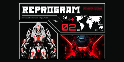 Power Strain Font Poster 3