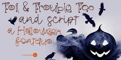 ZP Toil Trouble 2 Font Poster 1