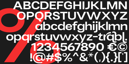 Trabat Display Font Poster 10