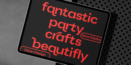 Trabat Display Font Poster 3