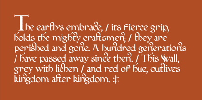 Exeter Minuscule Font Poster 3