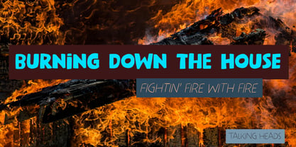 Bring The House Down Font Poster 4