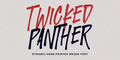 MC Twicked Panther Font Poster 1