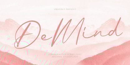 De Mind Font Poster 1