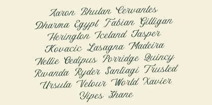 Rubyday Font Poster 7