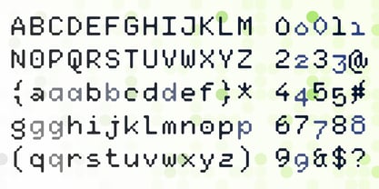 Pixmon Round Font Poster 7