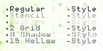 Pixmon Round Font Poster 8
