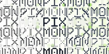 Pixmon Round Font Poster 9