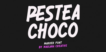 MC Restea Choco Font Poster 1