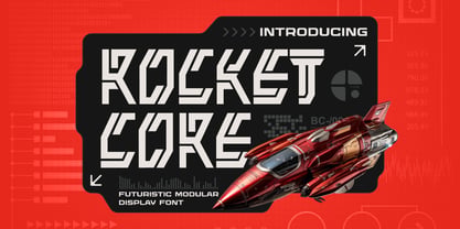 Rocket Core Font Poster 1