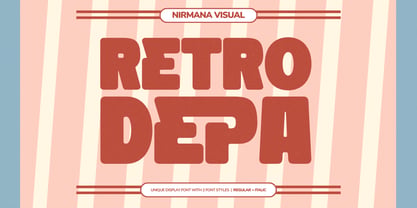 Retro Depa Font Poster 1