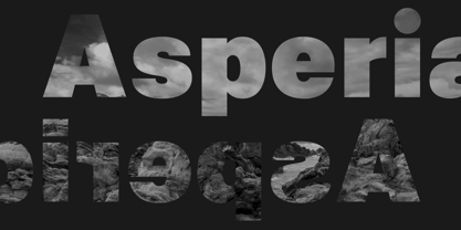 Asperia Font Poster 8
