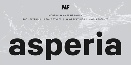 Asperia Font Poster 1